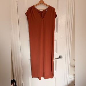 Elegant Rust Dress
